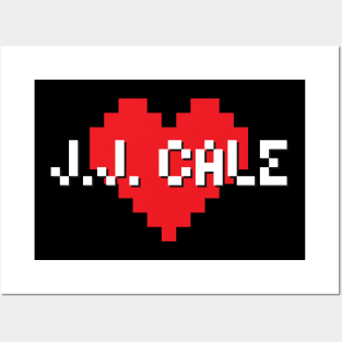 jj cale -> pixel art Posters and Art